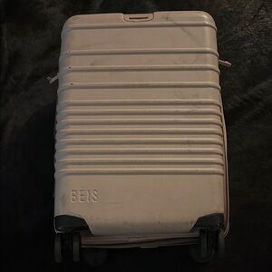 BEIS Hard-Shell Carry-On in Blush Pink